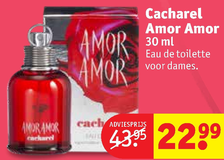 Cacharel   eau de toilette folder aanbieding bij  Kruidvat - details