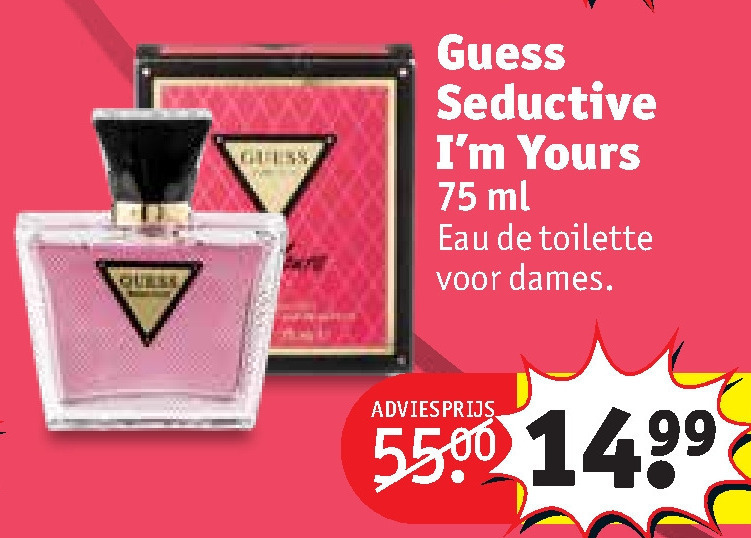 Guess   eau de toilette folder aanbieding bij  Kruidvat - details