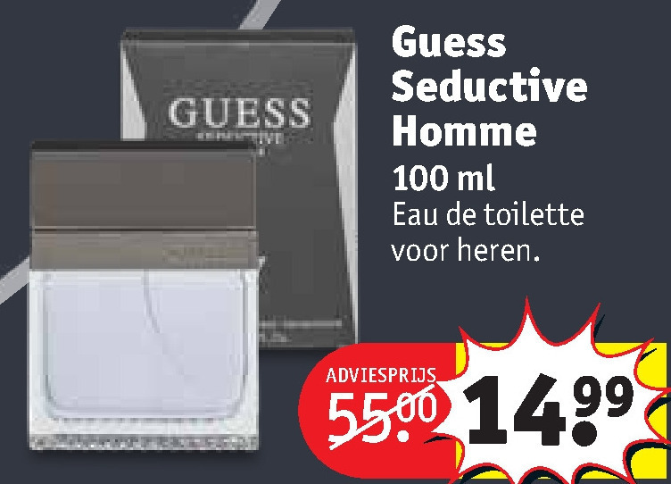 Guess   eau de toilette folder aanbieding bij  Kruidvat - details