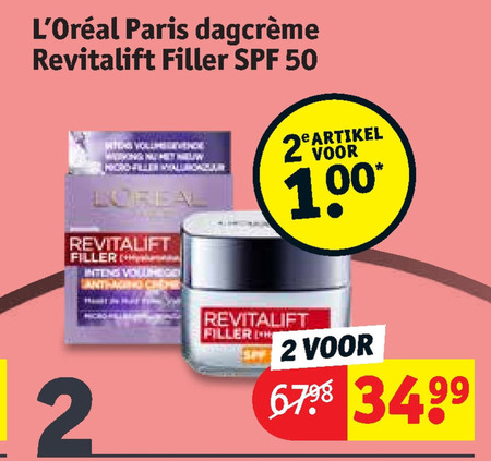 L Oreal   dagcreme folder aanbieding bij  Kruidvat - details