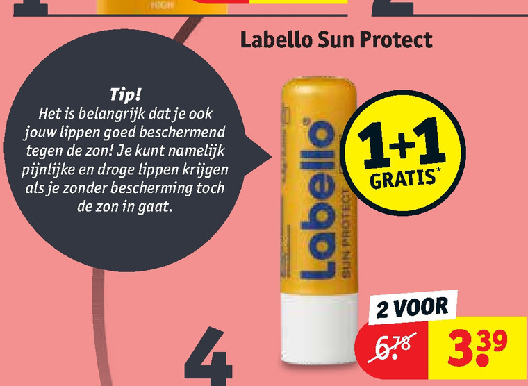 Labello   lippenbalsem folder aanbieding bij  Kruidvat - details