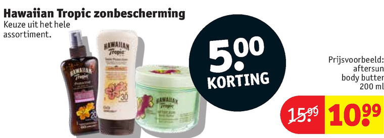 Hawaiian Tropic   zonnebrandolie, aftersun folder aanbieding bij  Kruidvat - details