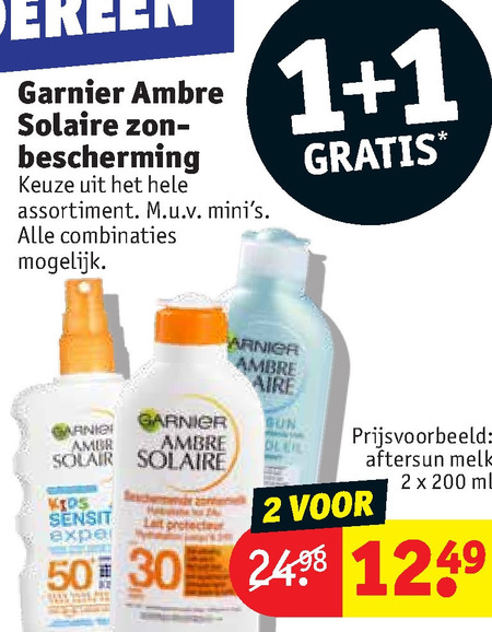 Ambre Solaire   aftersun, zonnebrandolie folder aanbieding bij  Kruidvat - details