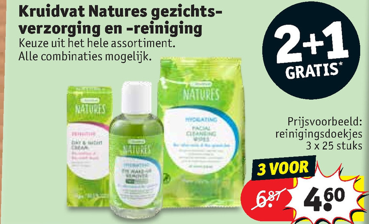 Kruidvat Huismerk   gezichtsreiniging, gezichtsverzorging folder aanbieding bij  Kruidvat - details