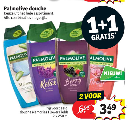 Palmolive   douchegel folder aanbieding bij  Kruidvat - details