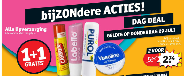 Alle merken   lippenbalsem folder aanbieding bij  Kruidvat - details