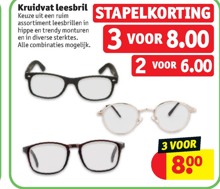 Kruidvat Huismerk   leesbril folder aanbieding bij  Kruidvat - details