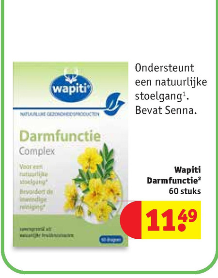 Wapiti   voedingssupplement folder aanbieding bij  Kruidvat - details