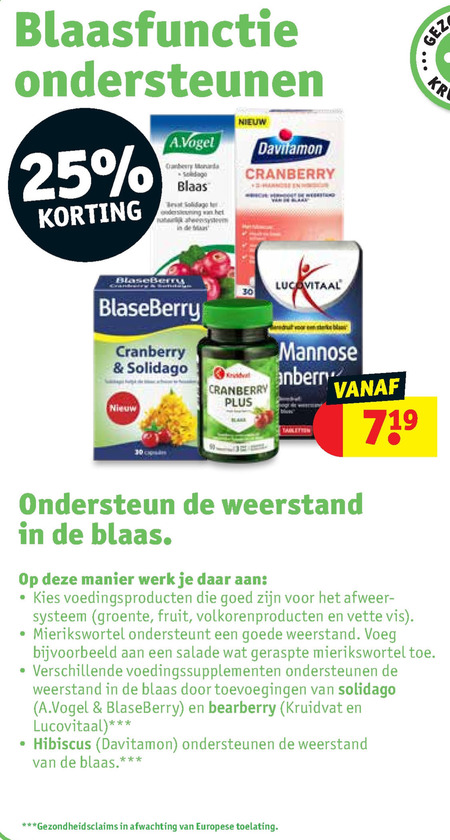 Lucovitaal   voedingssupplement folder aanbieding bij  Kruidvat - details