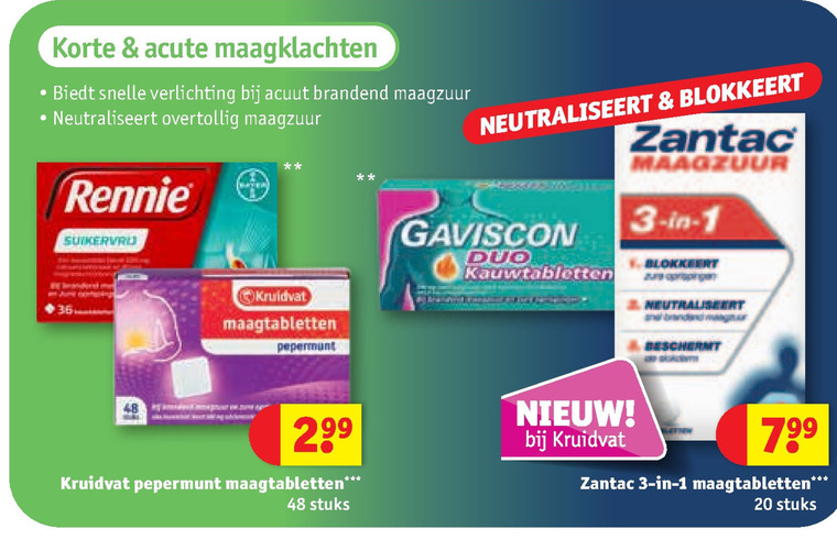 Gaviscon   maagzuurremmer folder aanbieding bij  Kruidvat - details