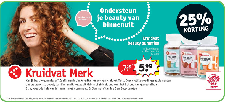 Kruidvat Huismerk   voedingssupplement folder aanbieding bij  Kruidvat - details