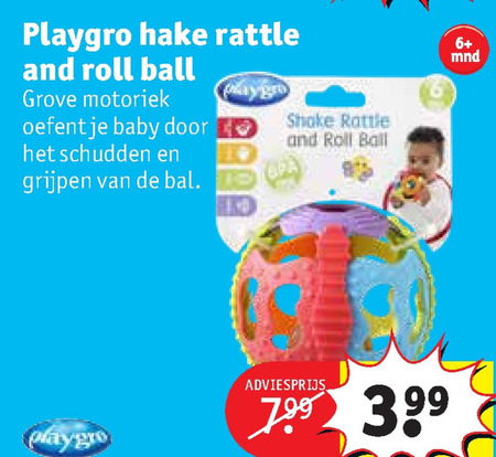 Playgro   babybal folder aanbieding bij  Kruidvat - details