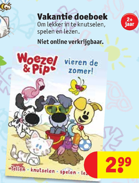 Woezel en Pip   speelboek folder aanbieding bij  Kruidvat - details