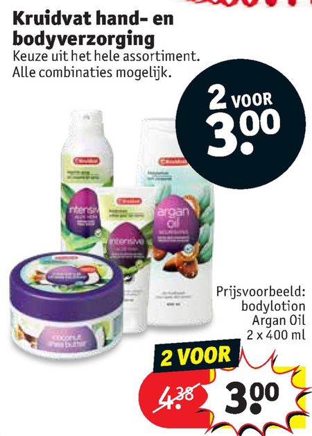 Kruidvat Huismerk   handcreme, bodylotion folder aanbieding bij  Kruidvat - details