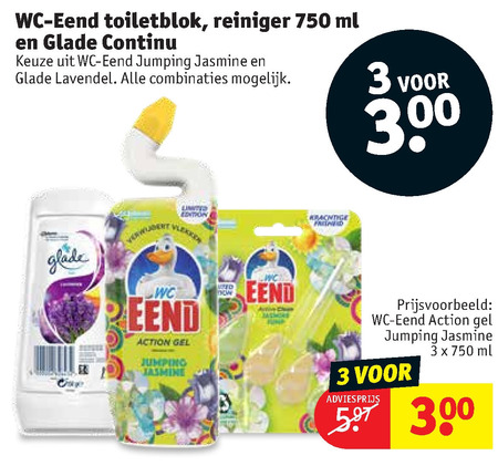 WC Eend   toiletblok, toiletreiniger folder aanbieding bij  Kruidvat - details