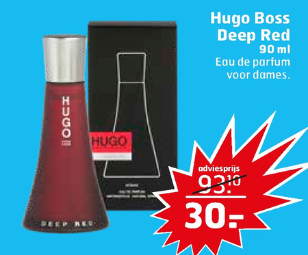 Hugo Boss   eau de parfum folder aanbieding bij  Trekpleister - details