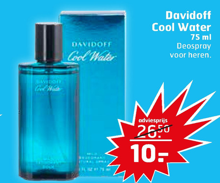 Davidoff   eau de toilette folder aanbieding bij  Trekpleister - details