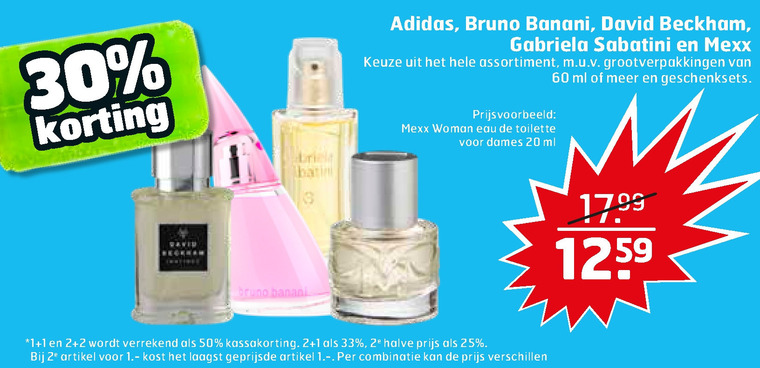 Adidas   eau de toilette folder aanbieding bij  Trekpleister - details