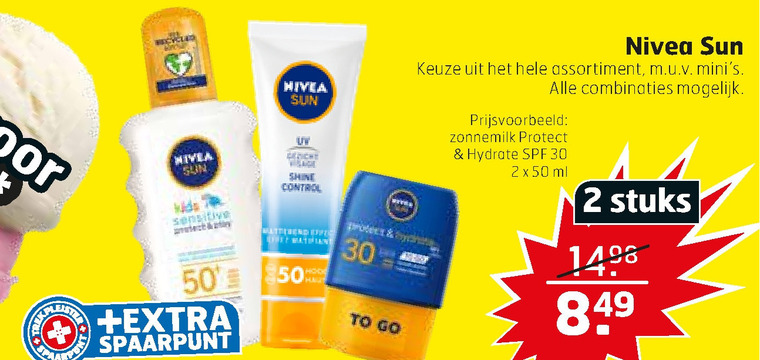 Nivea   zonnebrandolie, aftersun folder aanbieding bij  Trekpleister - details