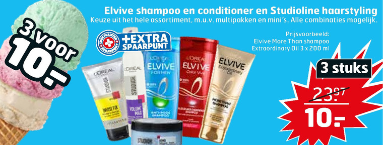 Studio Line   conditioner, shampoo folder aanbieding bij  Trekpleister - details