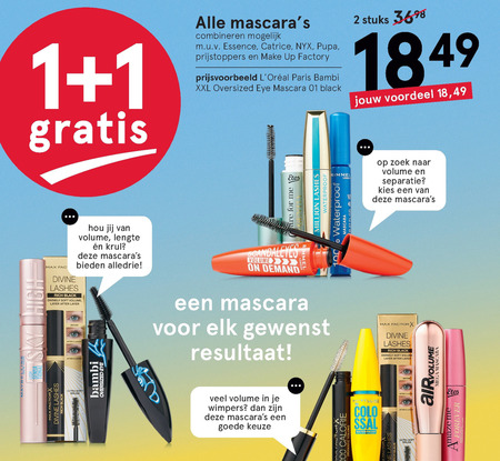 Alle merken   mascara folder aanbieding bij  Etos - details