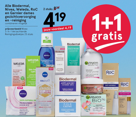 Weleda   reinigingslotion, dagcreme folder aanbieding bij  Etos - details