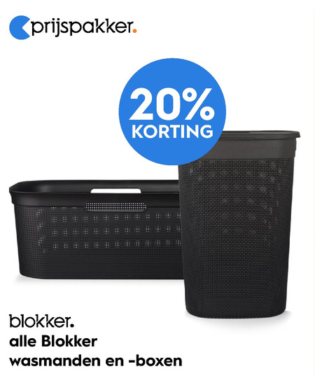 Blokker Huismerk   wasmand folder aanbieding bij  Blokker - details