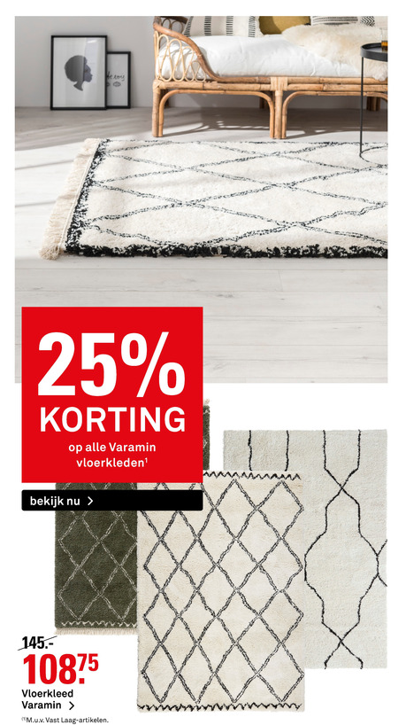 Onveilig zeevruchten Edelsteen vloerkleed folder aanbieding bij Karwei - details