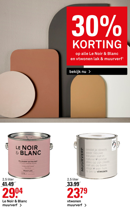 Le Noir et Blanc   muurverf folder aanbieding bij  Karwei - details