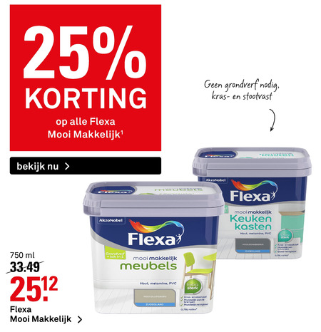 Flexa   lak folder aanbieding bij  Karwei - details