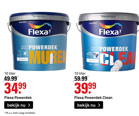 Flexa   muurverf folder aanbieding bij  Karwei - details