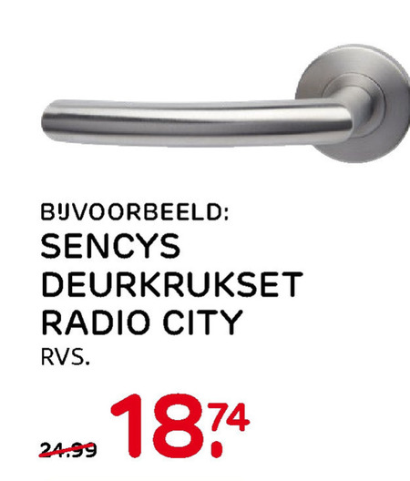 Sencys   deurkruk folder aanbieding bij  Praxis - details