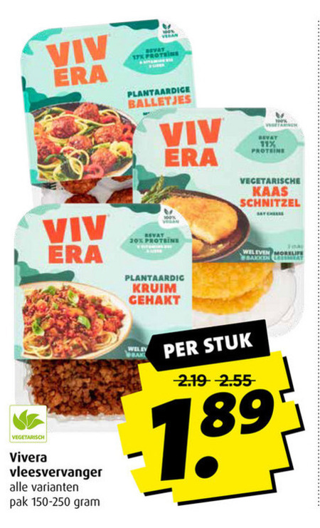 Vivera   vegetarisch folder aanbieding bij  Boni - details