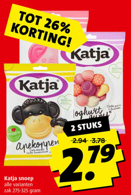 Katja   drop, snoep folder aanbieding bij  Boni - details