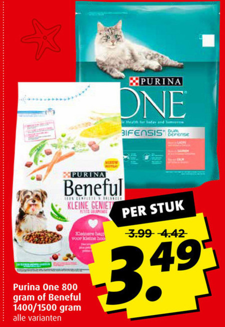 One   kattenvoer, hondenvoer folder aanbieding bij  Boni - details