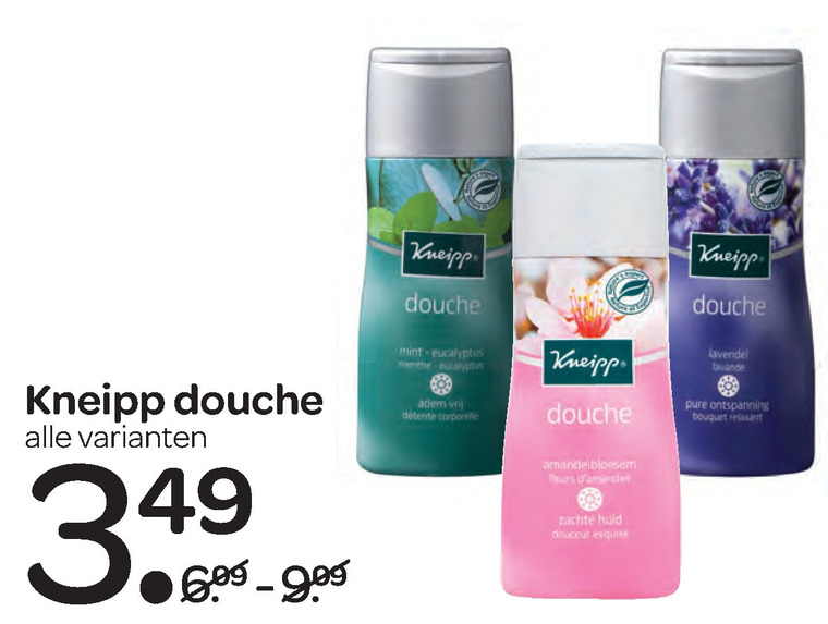 Kneipp   douchegel folder aanbieding bij  Spar - details