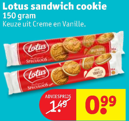 Lotus   biscuits folder aanbieding bij  Kruidvat - details