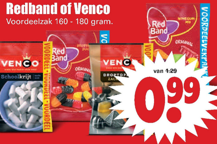 Venco   drop, snoep folder aanbieding bij  Dirk - details