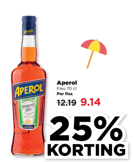 Aperol   aperitief folder aanbieding bij  Plus - details