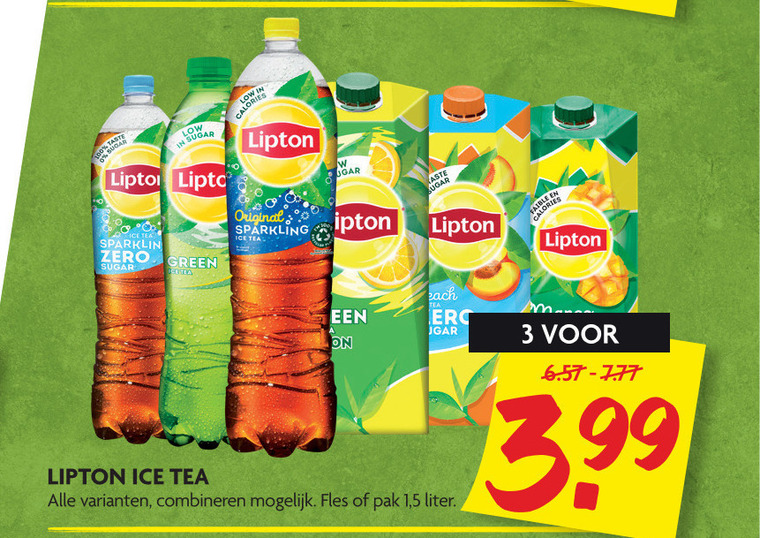 Lipton ice tea folder aanbieding bij Dekamarkt details