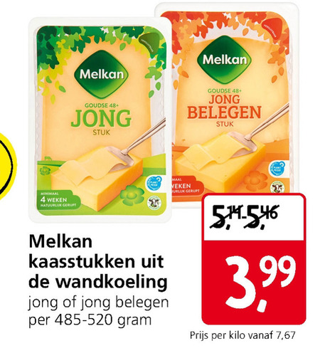 Melkan   kaas folder aanbieding bij  Jan Linders - details
