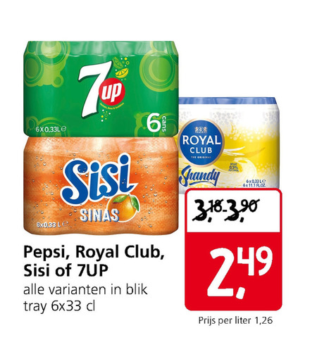 Sisi   frisdrank, cola folder aanbieding bij  Jan Linders - details