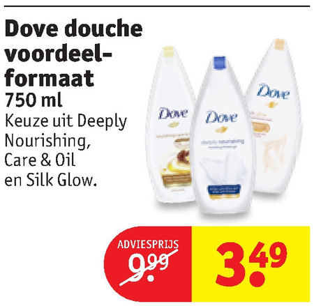 Dove   douchegel folder aanbieding bij  Kruidvat - details