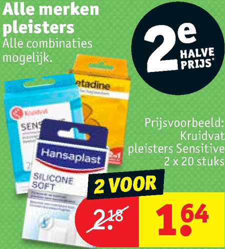 Alle merken   pleister folder aanbieding bij  Kruidvat - details