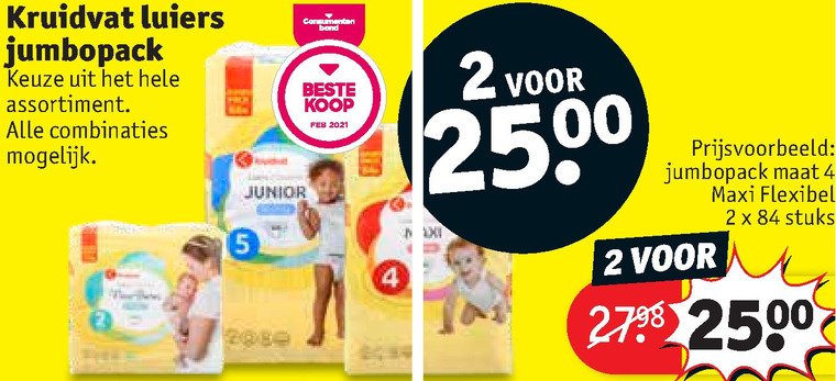 Kruidvat Huismerk   luiers folder aanbieding bij  Kruidvat - details