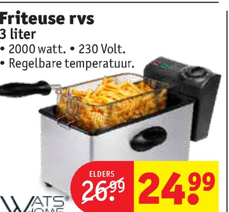 Watshome   friteuse folder aanbieding bij  Kruidvat - details