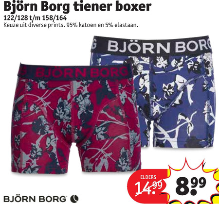 Bjorn Borg   heren boxershort folder aanbieding bij  Kruidvat - details