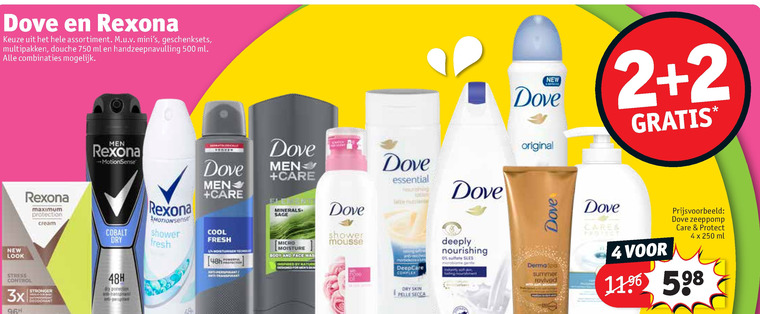 Dove   douchegel, deodorant folder aanbieding bij  Kruidvat - details