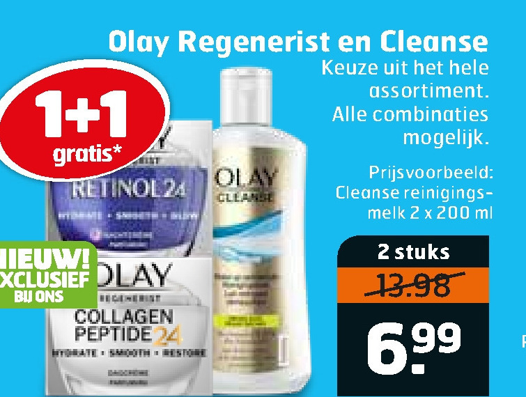 Olaz   reinigingslotion, gezichtsverzorging folder aanbieding bij  Trekpleister - details