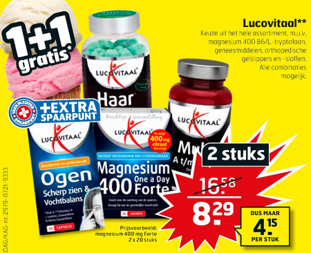 Lucovitaal   voedingssupplement folder aanbieding bij  Trekpleister - details